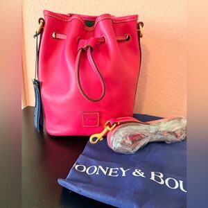 NWT Dooney & Bourke Florentine leather drawstring bag